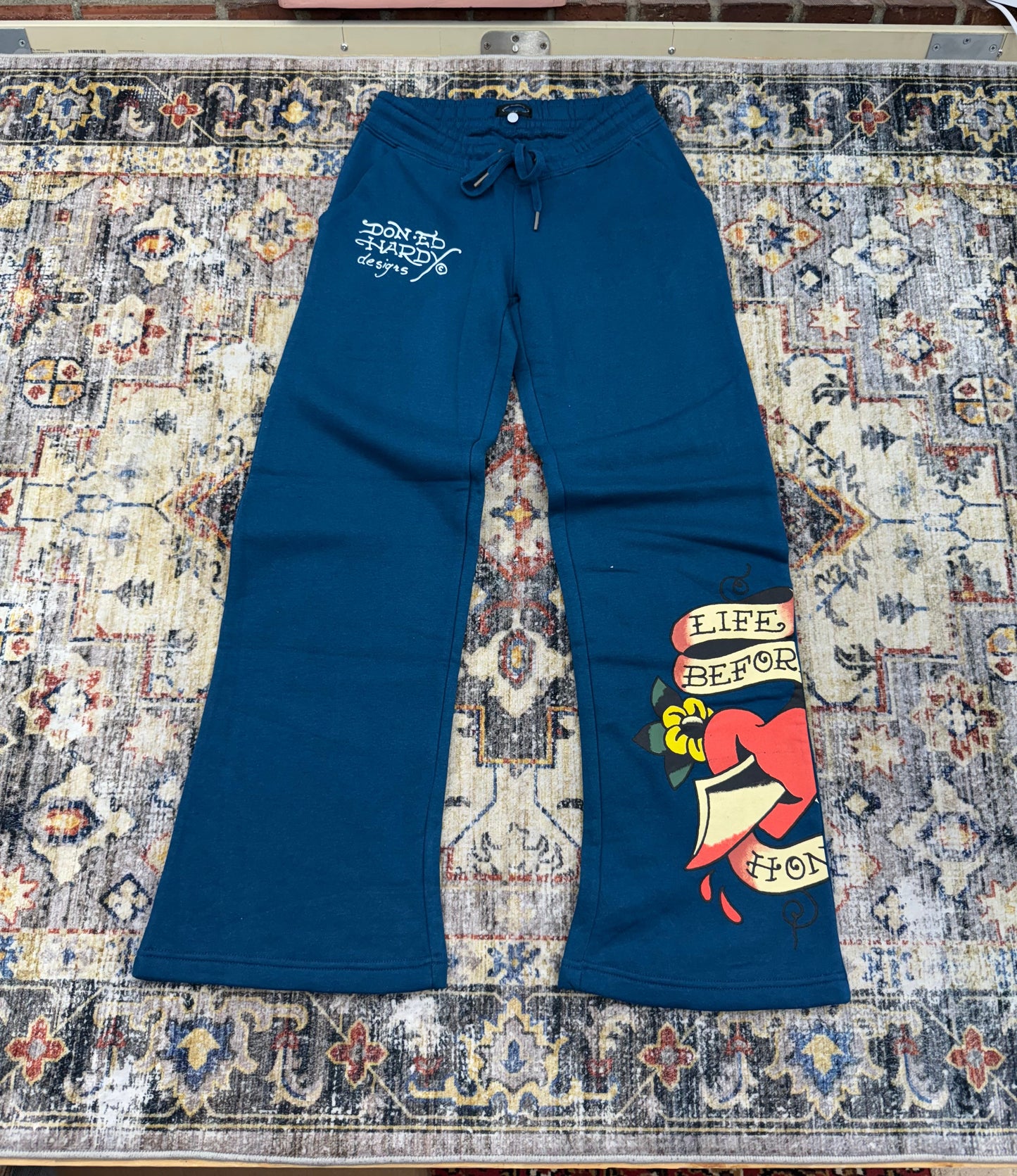 Y2k ED hardy sweatpants womens size ( S/M/XL)