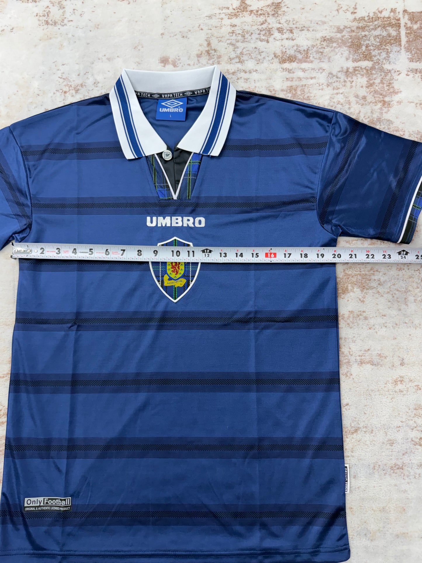 vintage SCOTLAND 1998/2000 HOME FOOTBALL SHIRT UMBRO SIZE L