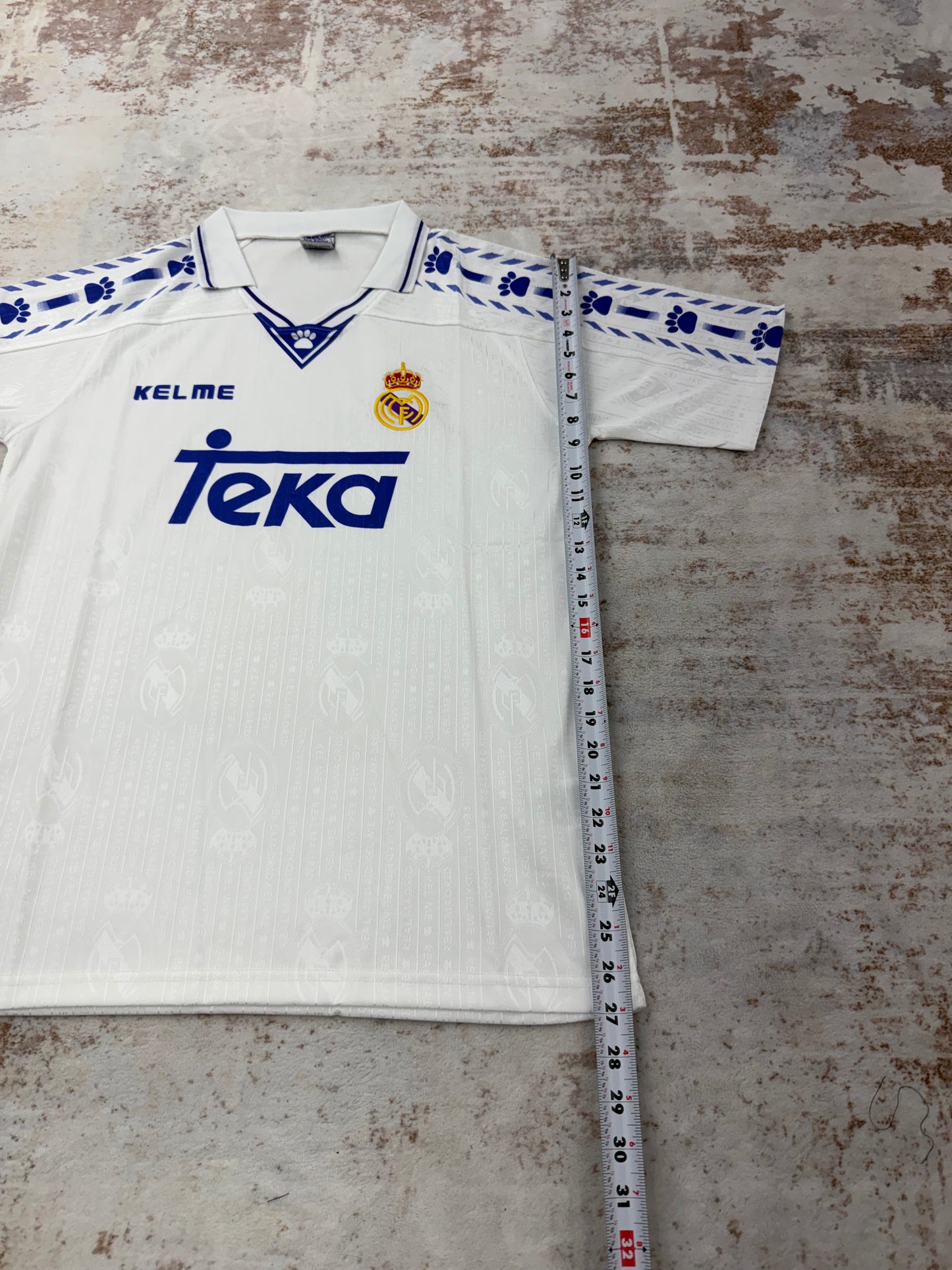 vintage Real Madrid 1994 1996 Home Football Shirt Soccer Jersey Kelme Vintage M