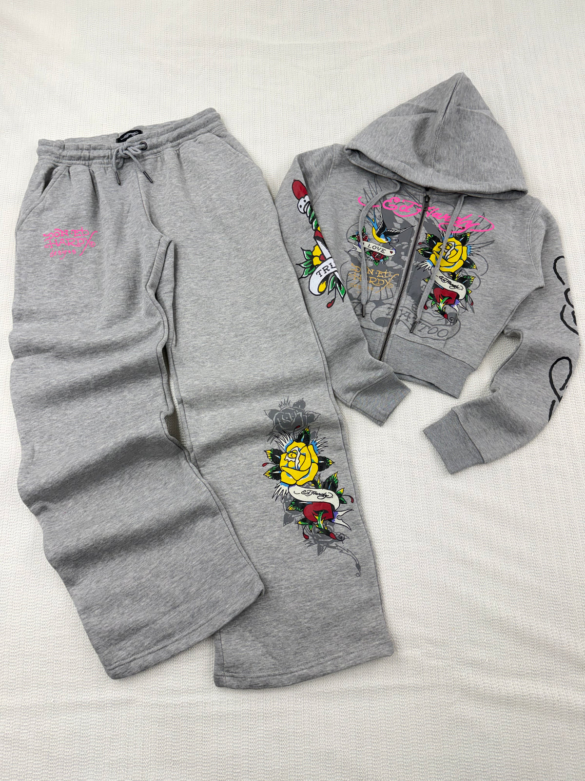 Ed Hardy Tracksuit Set • Y2K Style • Size XS/S/M/L ( like new)