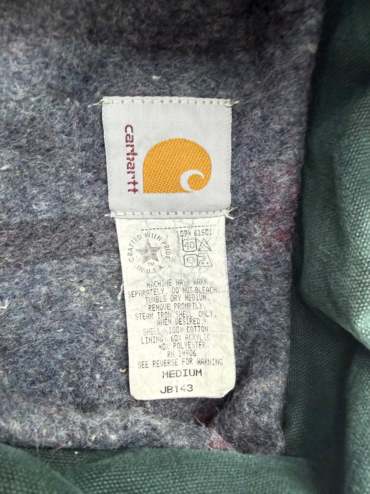 Vtg Carhartt Jacket Men’s size M