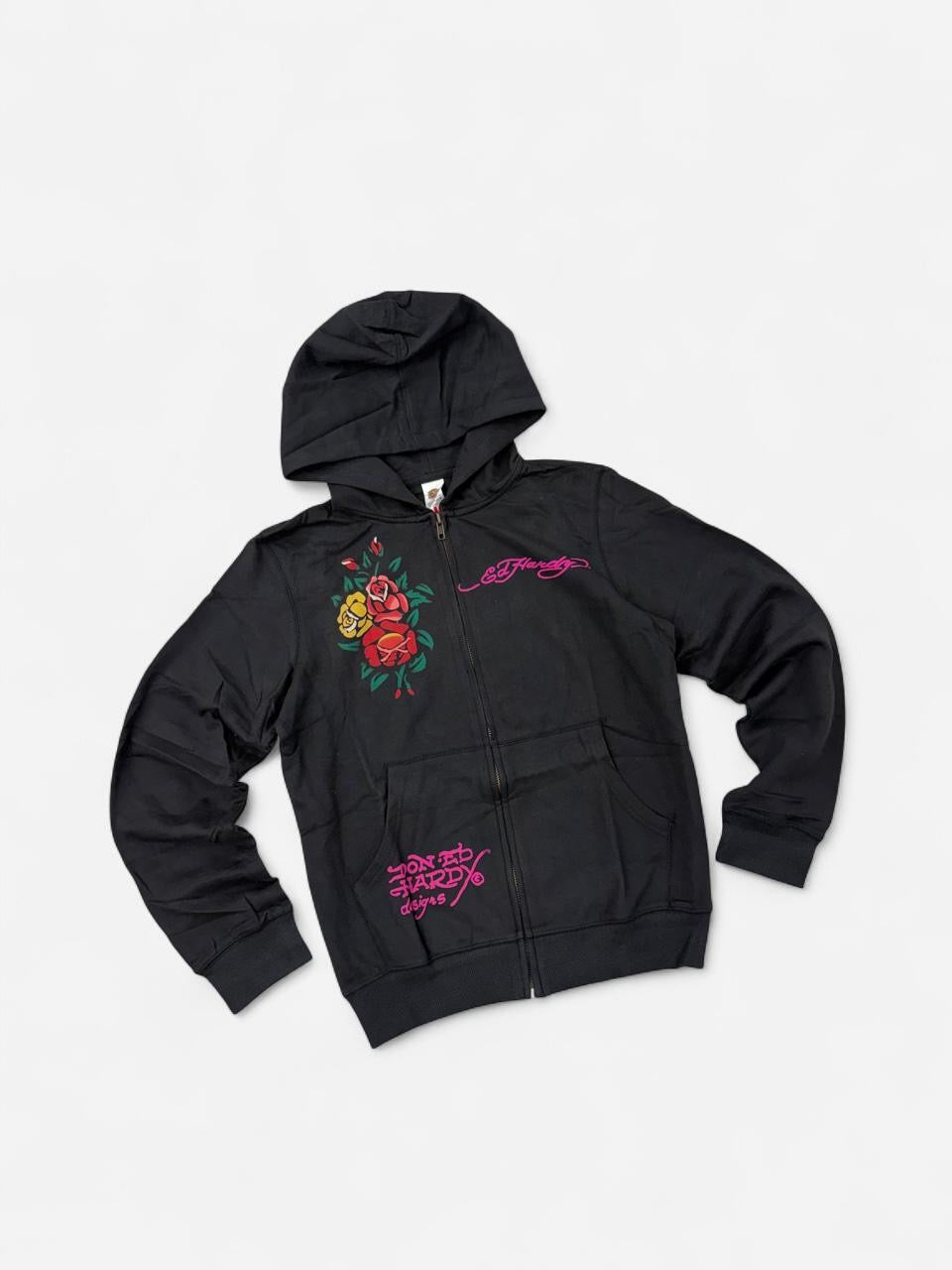 Vintage women’s Ed Hardy zip-up  size L