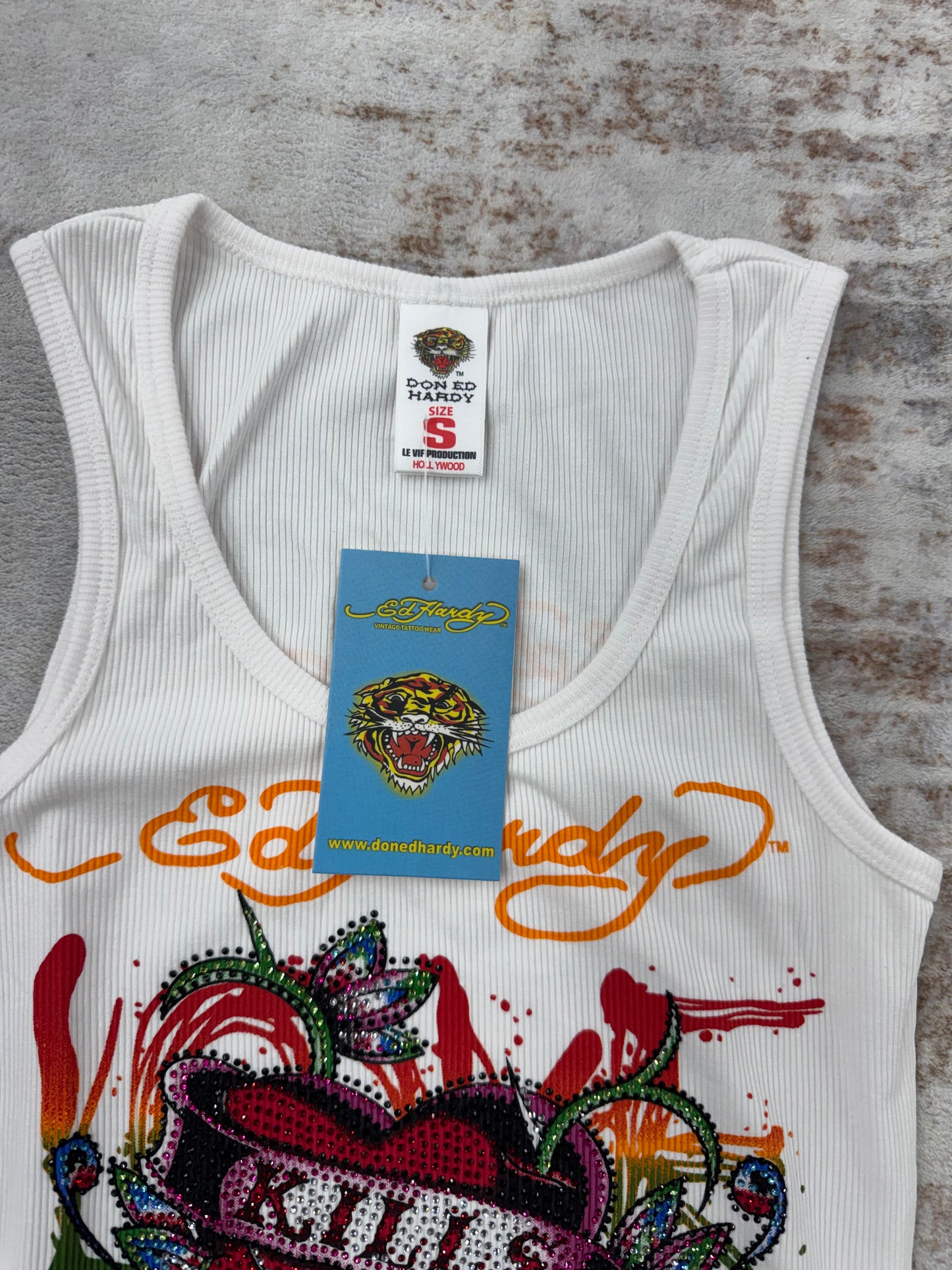 ( new) 2000sVintage Ed Hardy by Christian Audigier Tank Tops