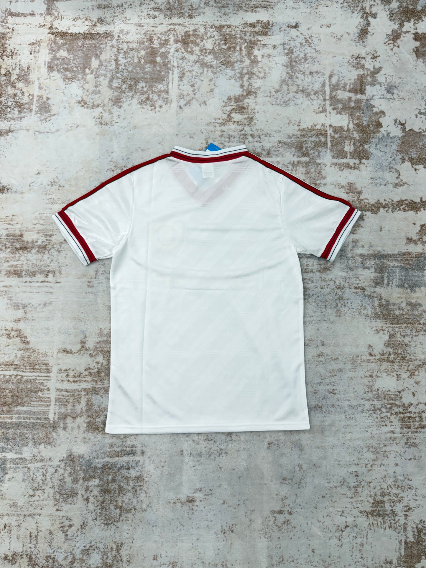 vintage  Manchester United 1986-1988 Adidas SHARP white away jersey S