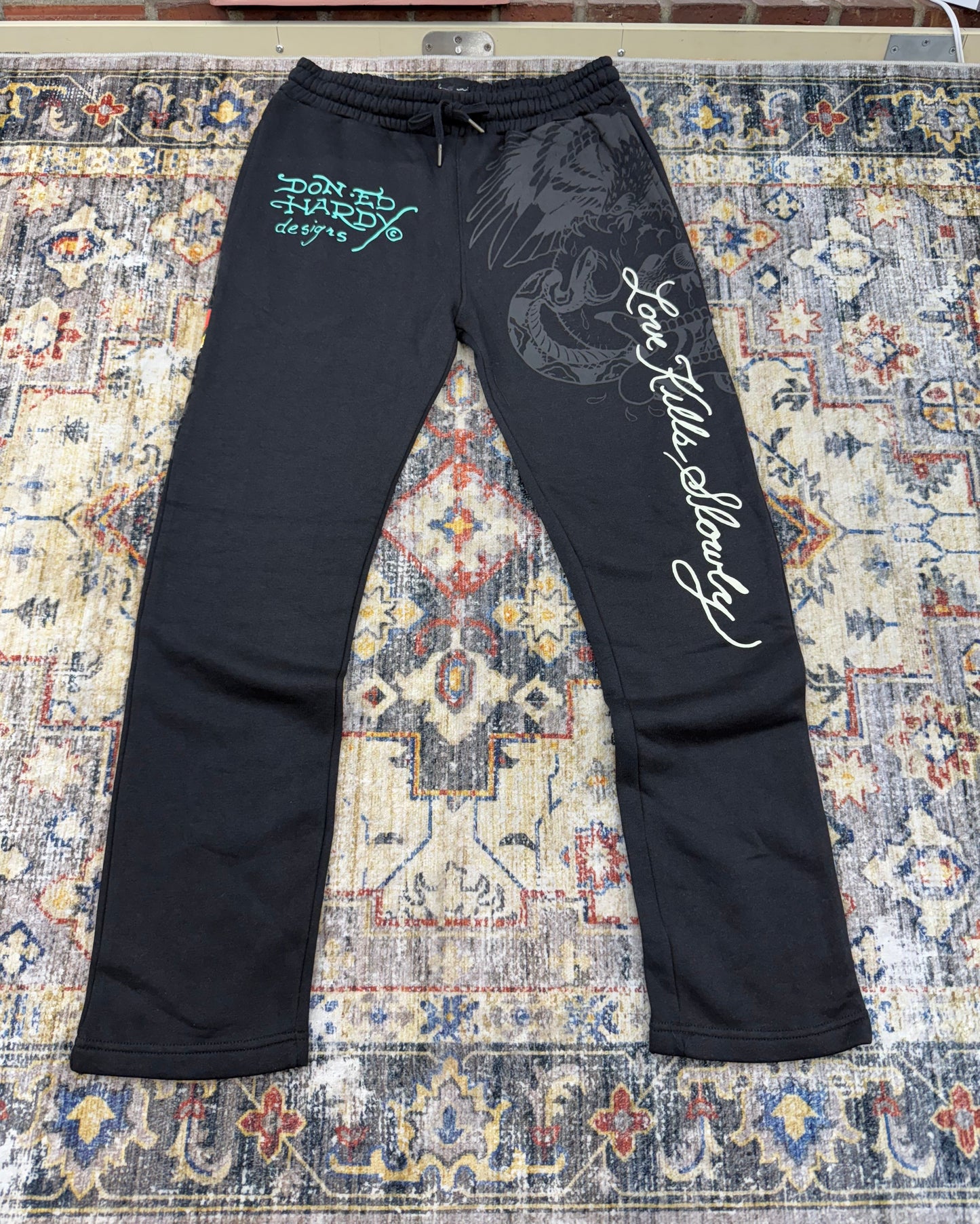 Y2k ED hardy sweatpants  size ( S) use