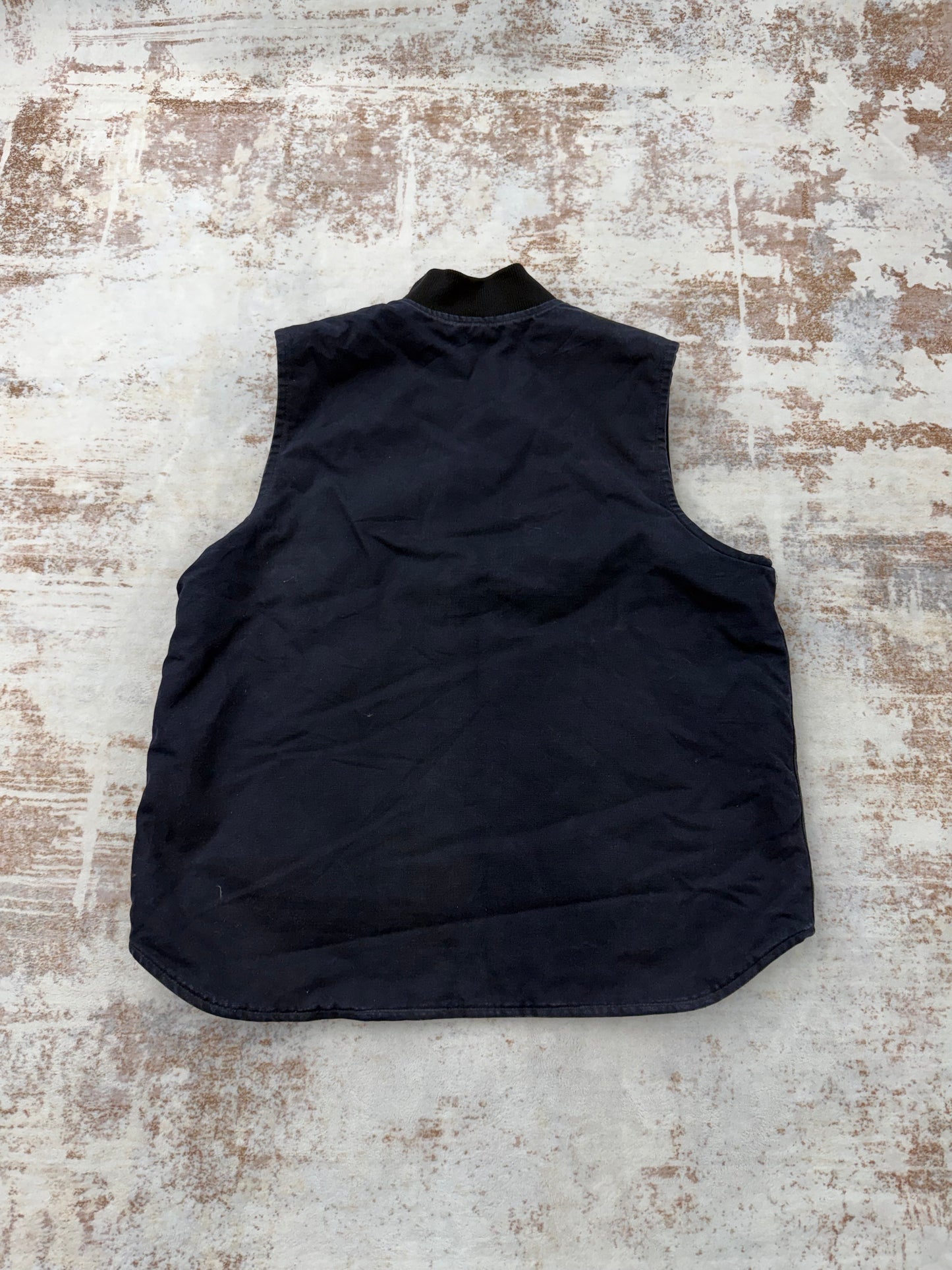 Vtg Carhartt Vest Mens Blue size XL