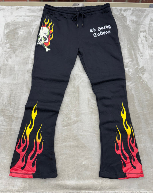 Y2k ED hardy sweatpants womens size ( XL ) USE