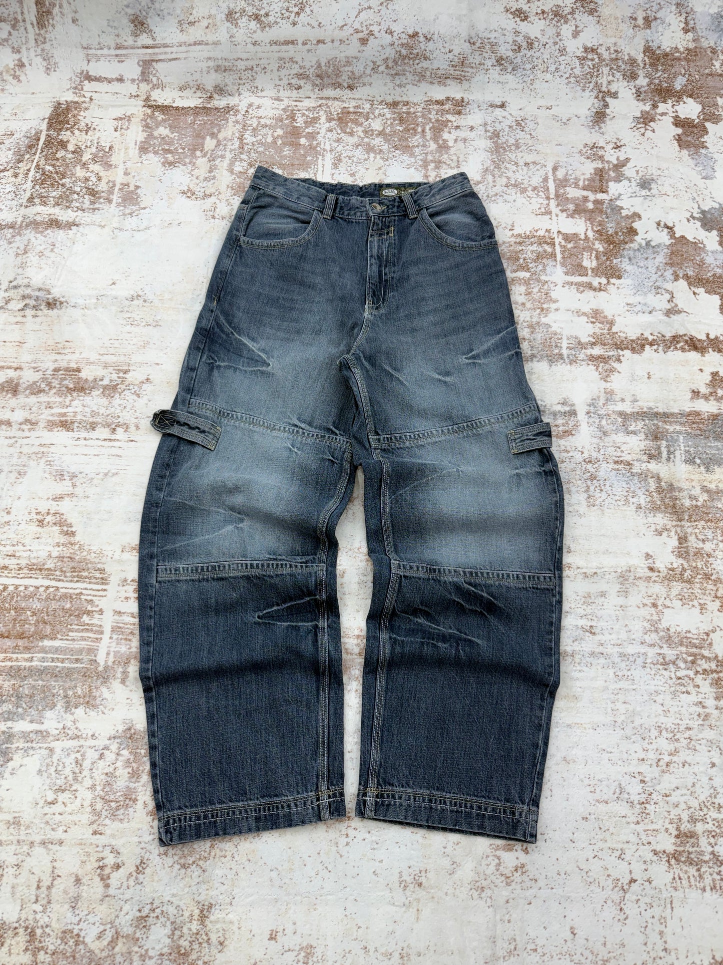 ( NEW ) von dutch × bershka supper baggy jeans size ( 29/30/31/32/34)