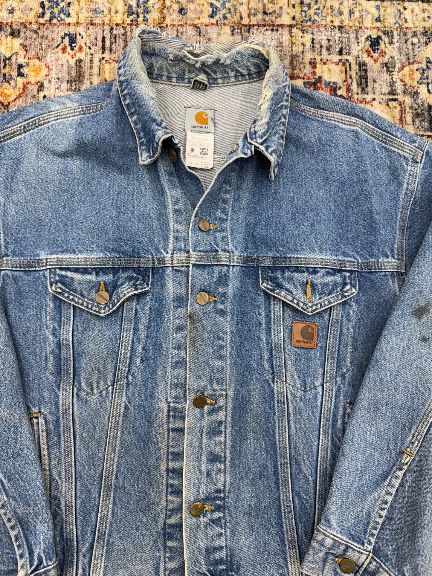 Vtg Carhartt Jacket Mens L