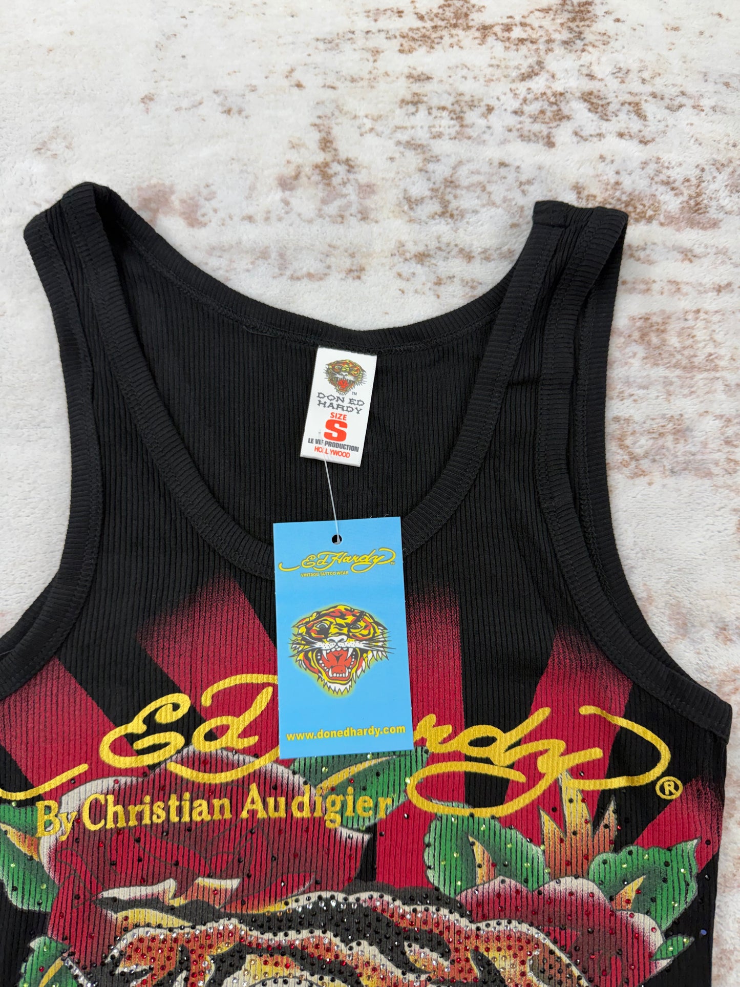 ( new) 2000sVintage Ed Hardy by Christian Audigier Tank Tops