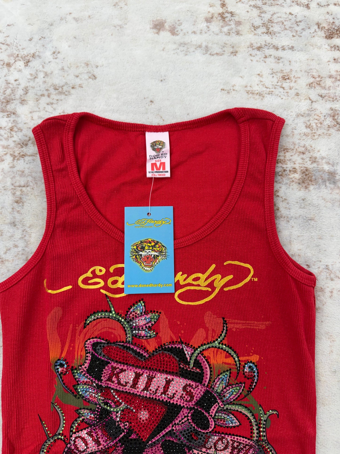 ( new) 2000sVintage Ed Hardy by Christian Audigier Tank Tops