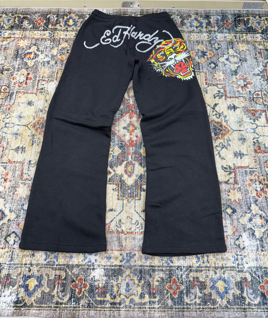Y2k ED hardy sweatpants womens size ( XL ) USE