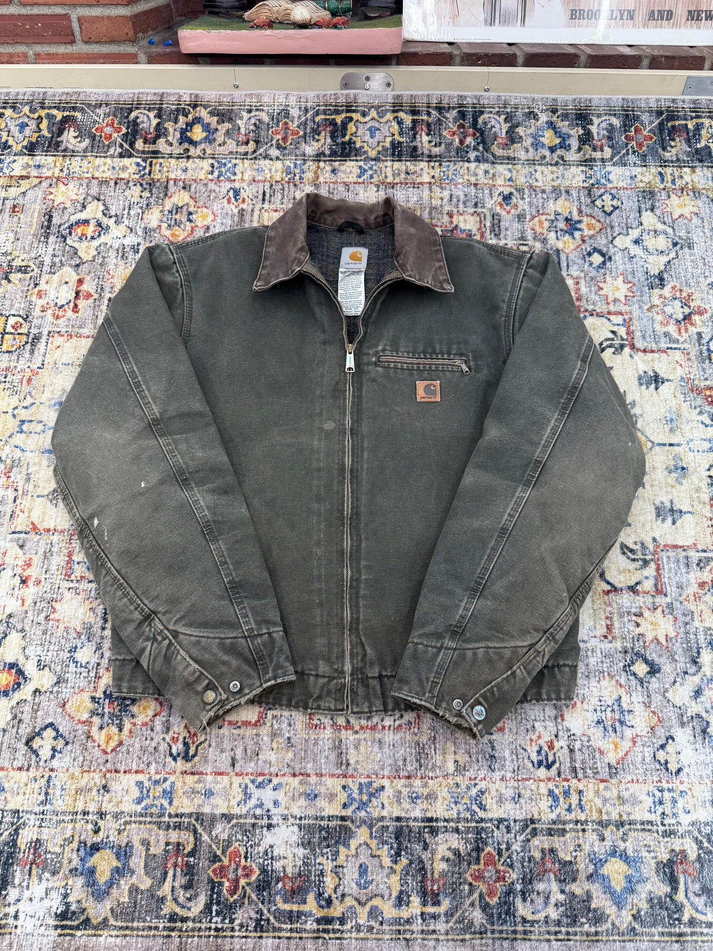 Vintage carhartt jacket detroit size L
