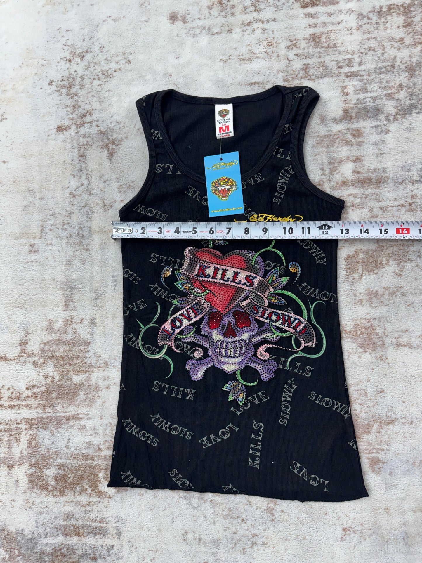 ( new) 2000sVintage Ed Hardy by Christian Audigier Tank Tops