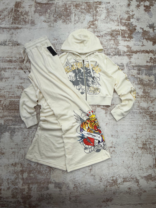 (New) ed hardy tracksuit sets ❤️ size ( M/L)