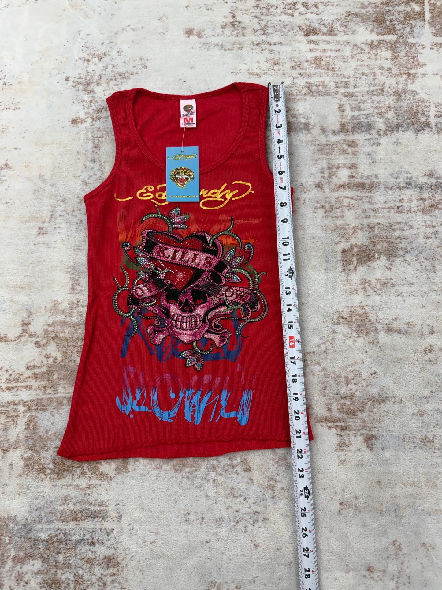 ( new) 2000sVintage Ed Hardy by Christian Audigier Tank Tops