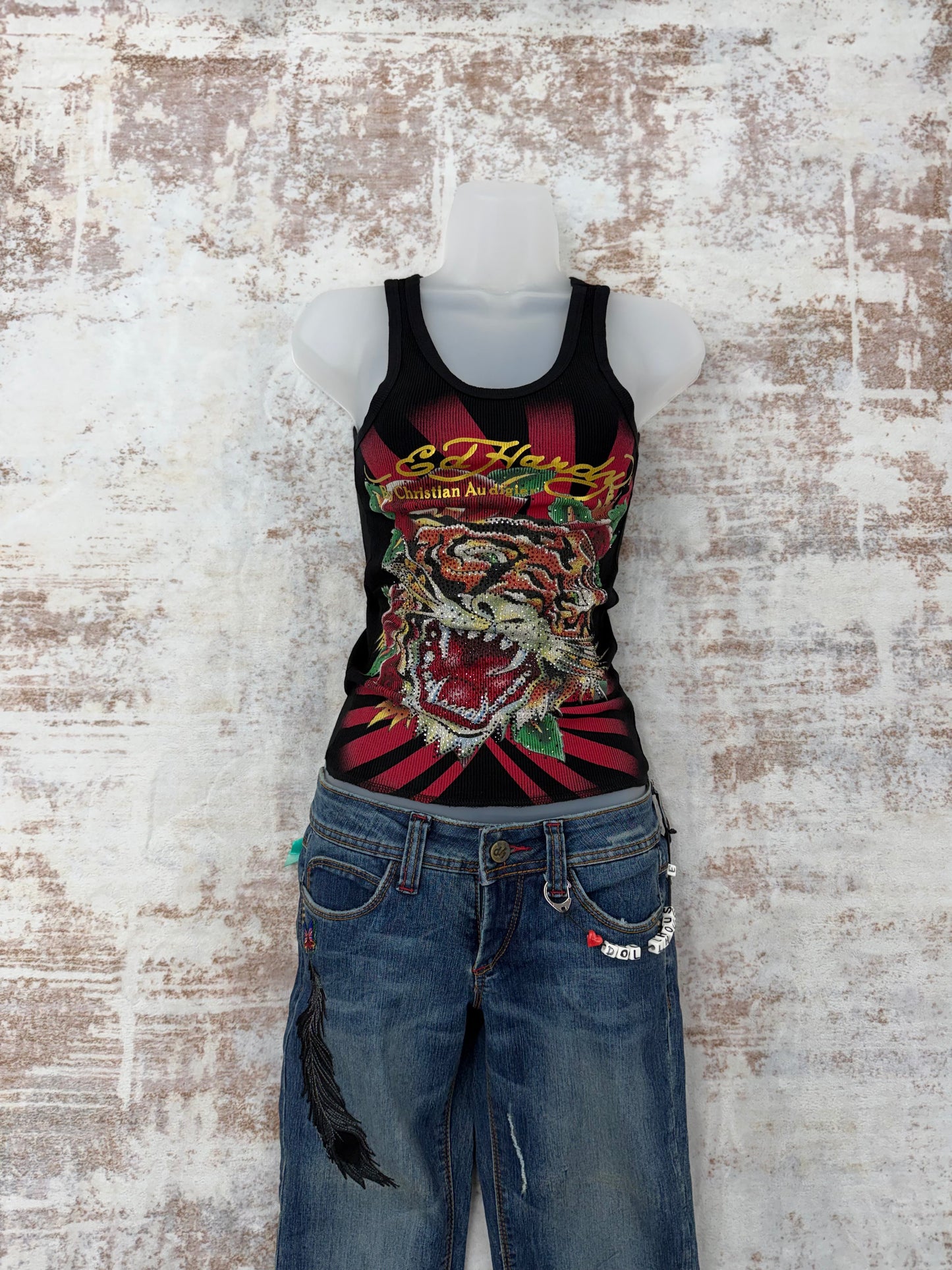 ( new) 2000sVintage Ed Hardy by Christian Audigier Tank Tops