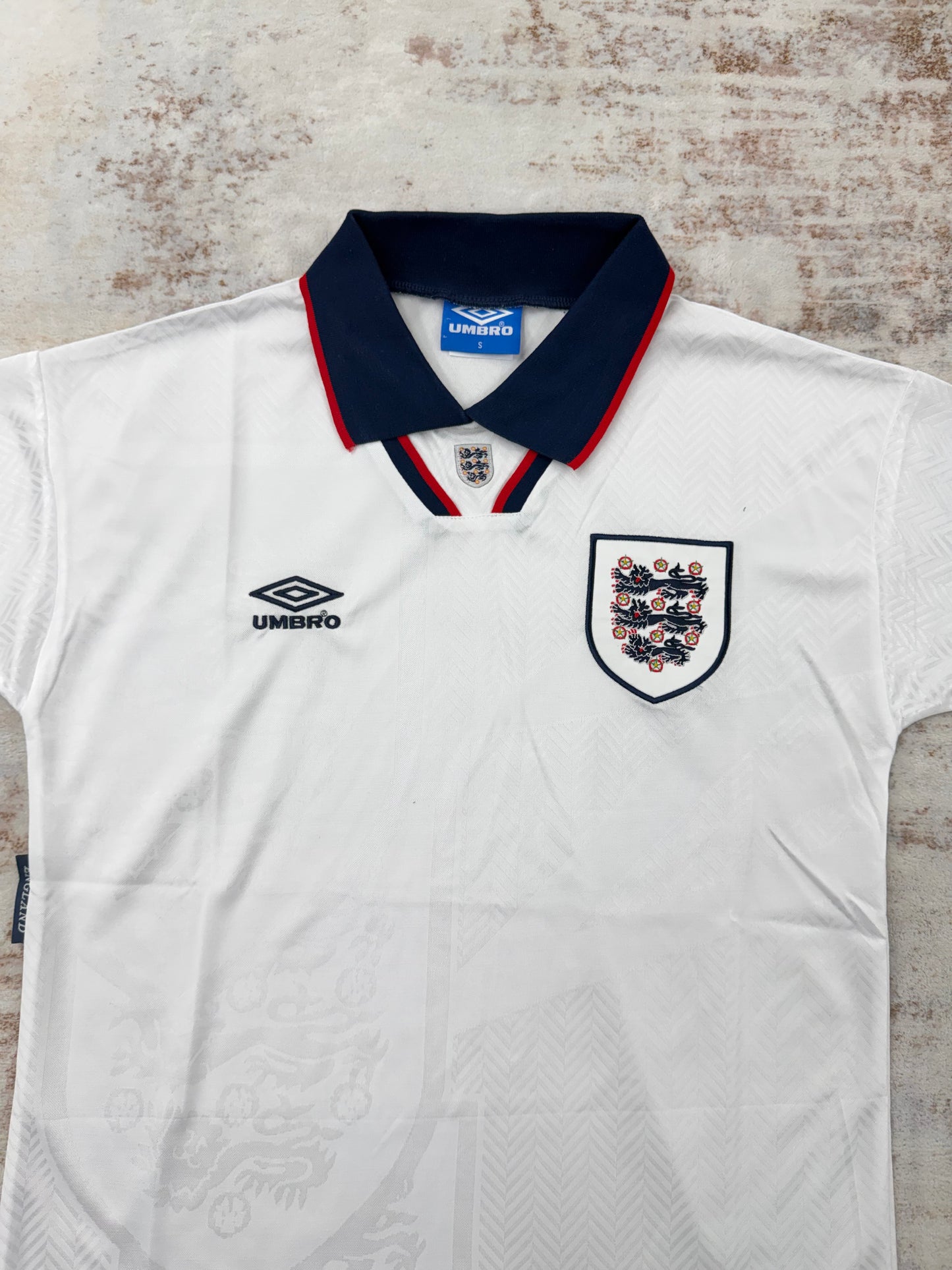 vintage ENGLAND 1993 1995 HOME FOOTBALL SHIRT SOCCER JERSEY UMBRO size S