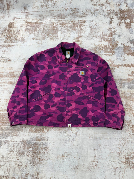 Vintage Carhartt x Bape Detroit jacket sizs XL( fit size L )