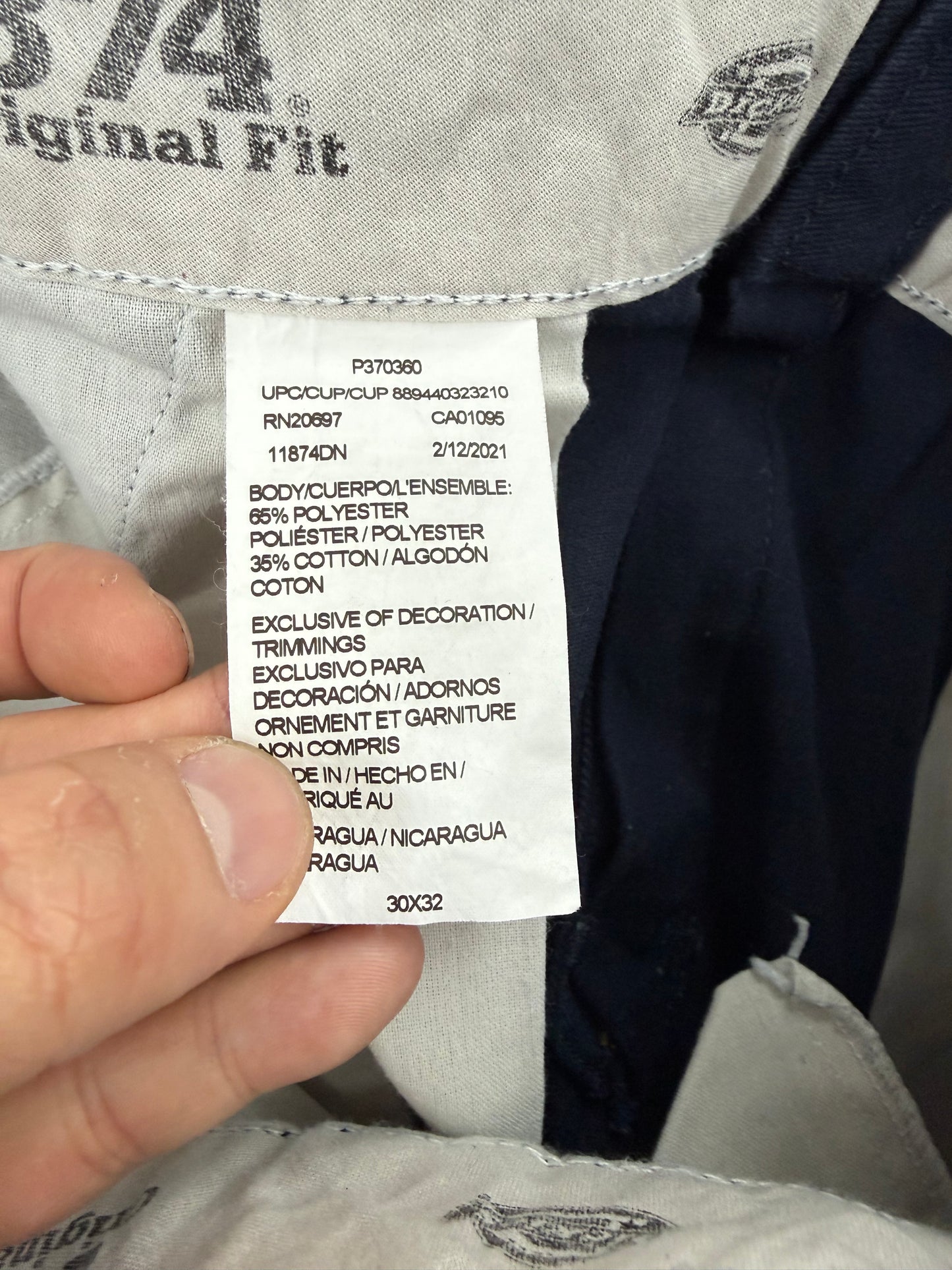 Men vintage dickies pant size 30x32