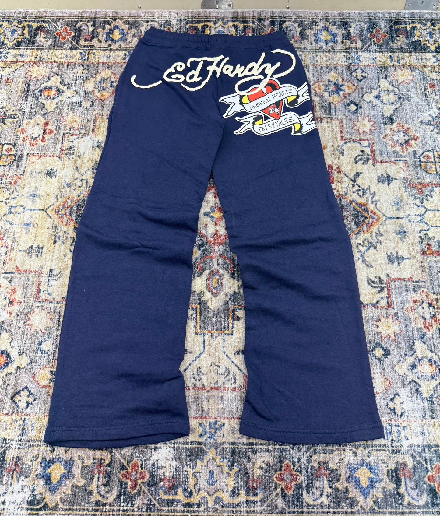 Y2k ED hardy sweatpants womens size ( L)