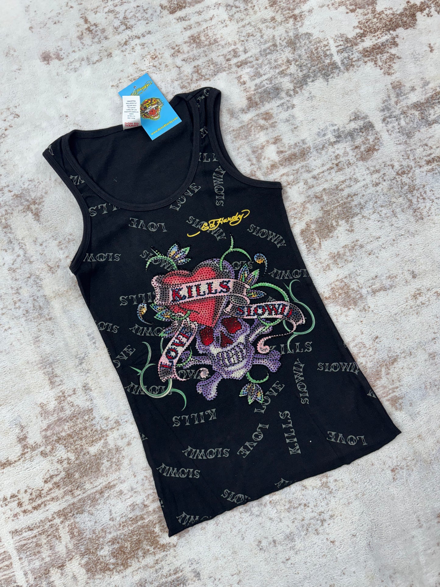 ( new) 2000sVintage Ed Hardy by Christian Audigier Tank Tops
