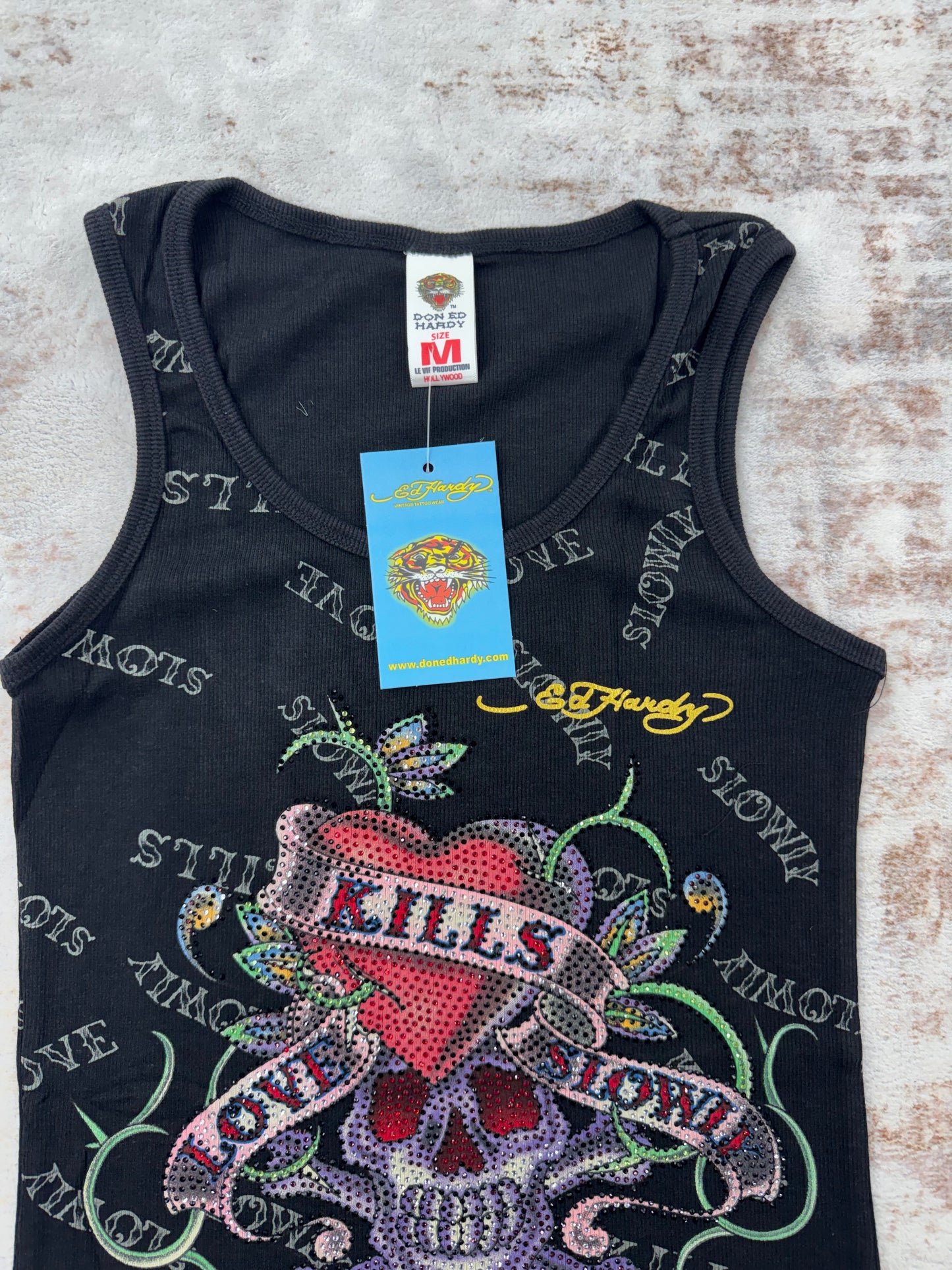 ( new) 2000sVintage Ed Hardy by Christian Audigier Tank Tops