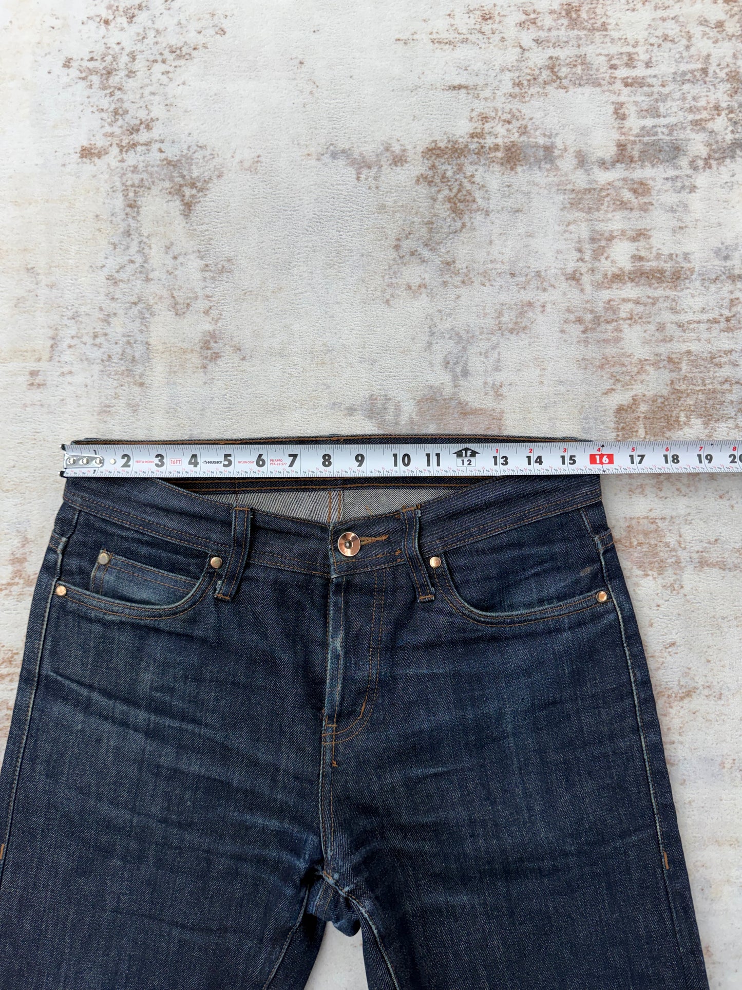 men’s vintage Dark wash slim fit jeans 31