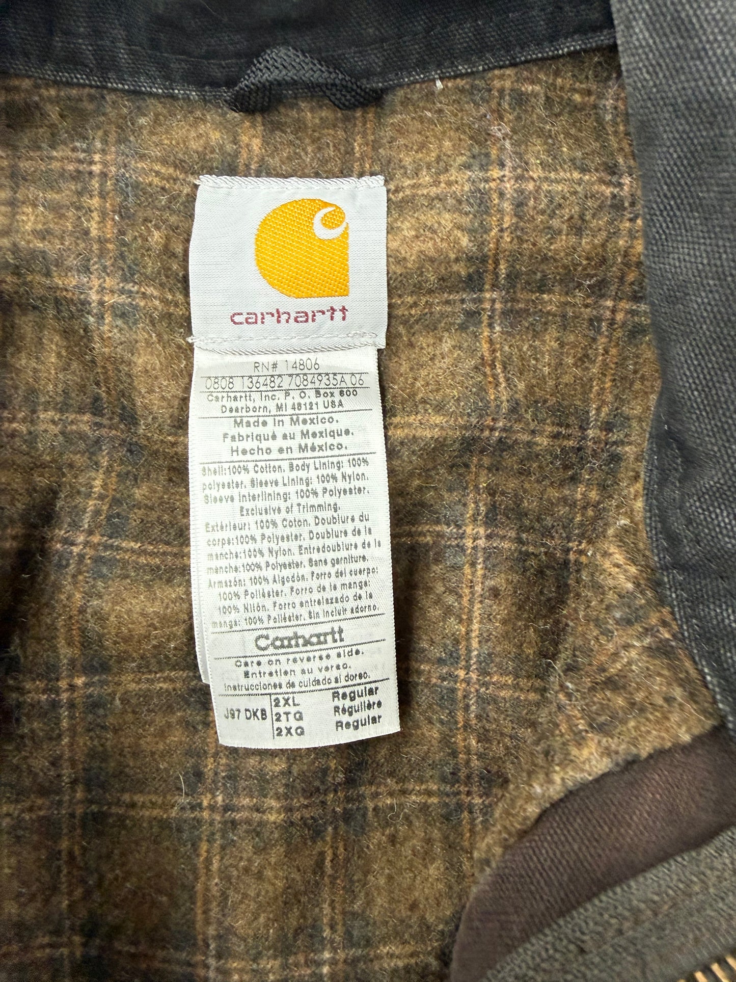 Vtg Carhartt Jacket Men’s size 2XL ( fit size XL)
