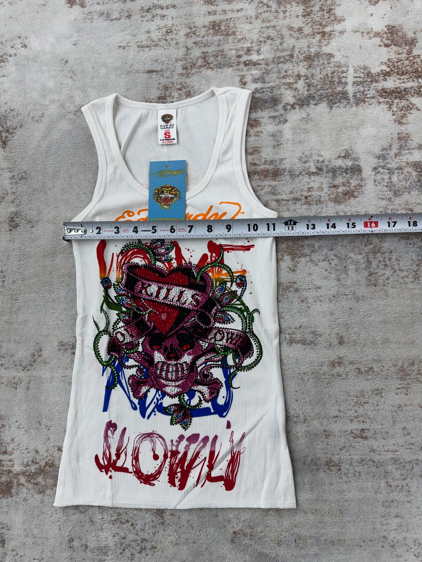 ( new) 2000sVintage Ed Hardy by Christian Audigier Tank Tops
