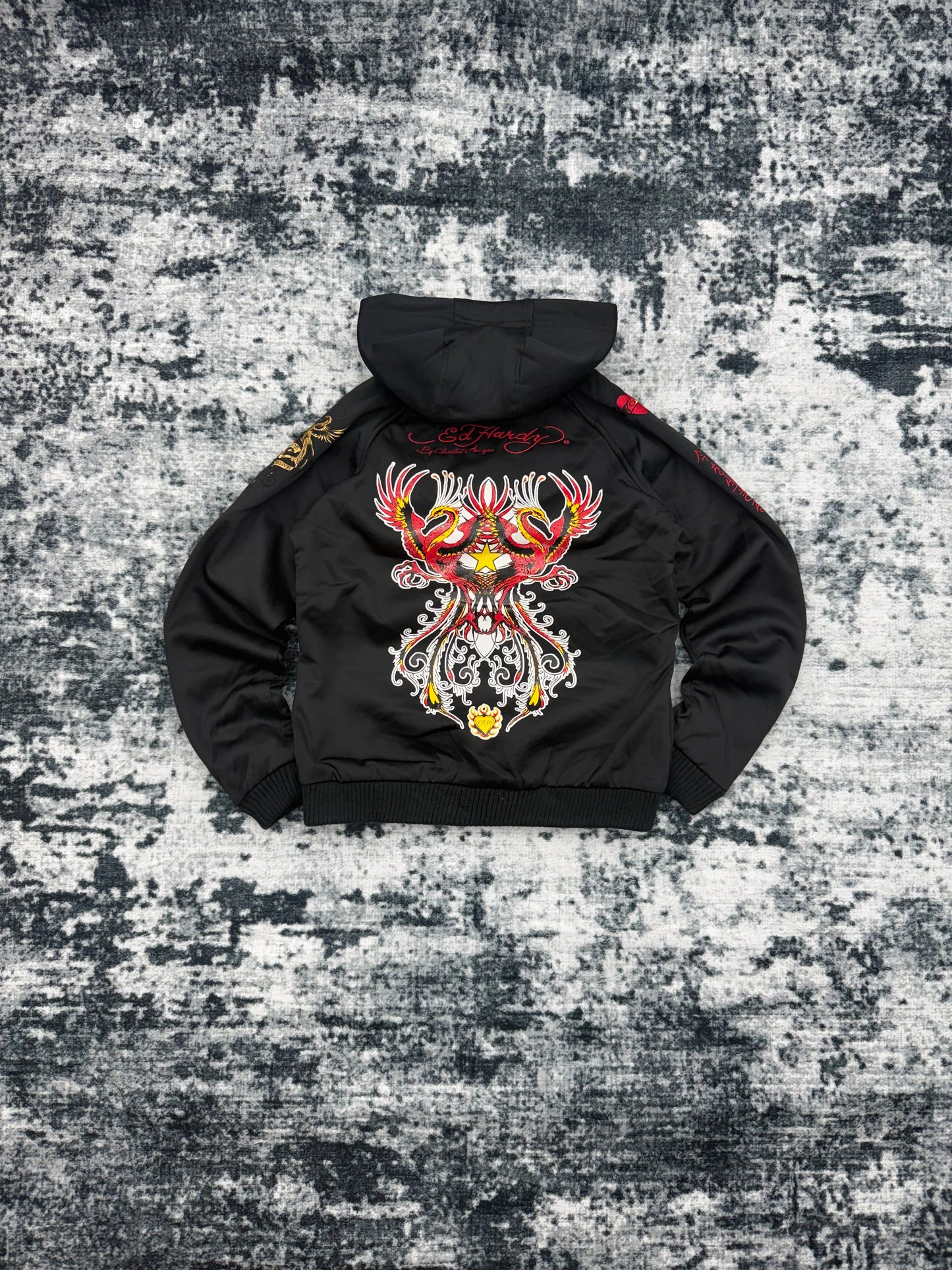 2000s Ed Hardy hoodie jacket women’s size S/M/L
