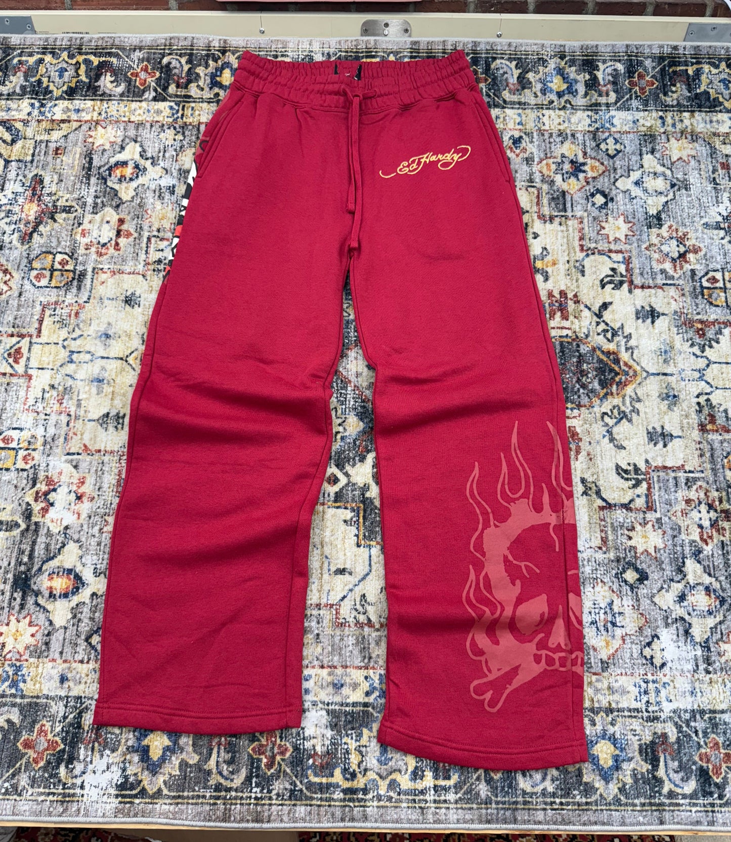 Y2k ED hardy sweatpants womens size ( S )