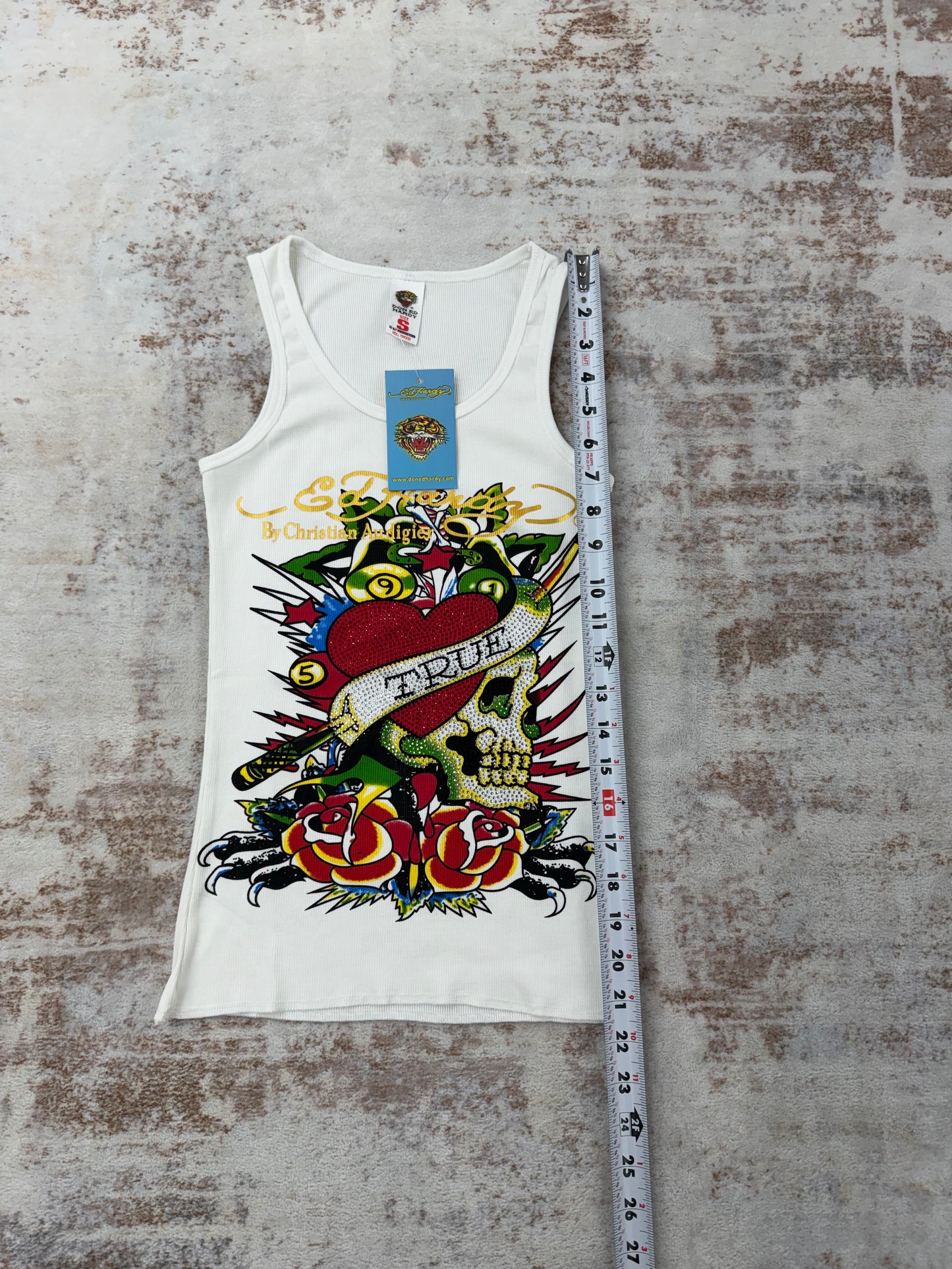 2000s Vintage Ed Hardy by Christian Audigier Tank Tops