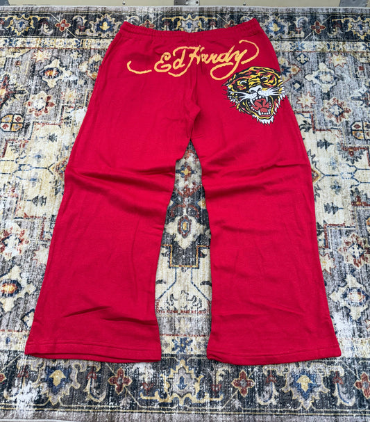 Y2k ED hardy sweatpants womens size ( XL) use