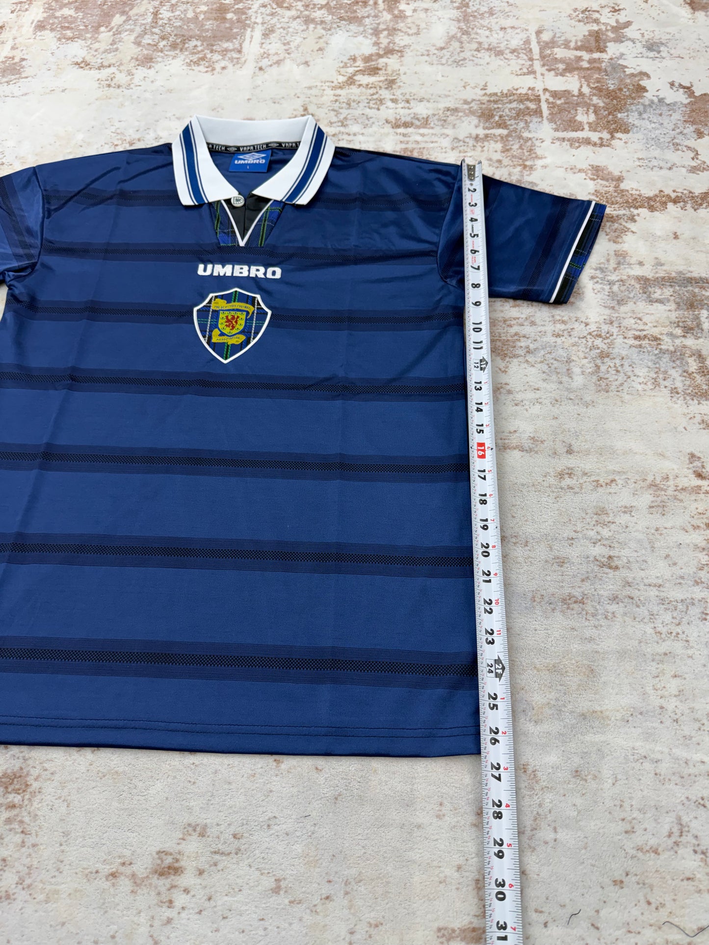 vintage SCOTLAND 1998/2000 HOME FOOTBALL SHIRT UMBRO SIZE L