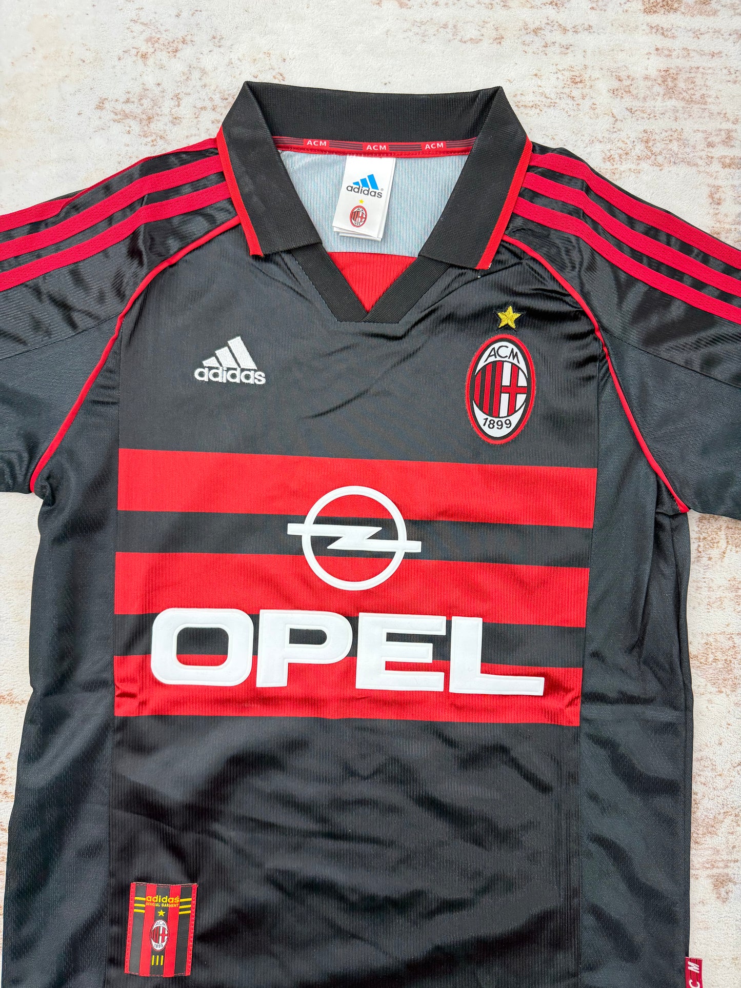 AC MILAN VINTAGE 1998-1999 SOCCER JERSEY SHIRT size S