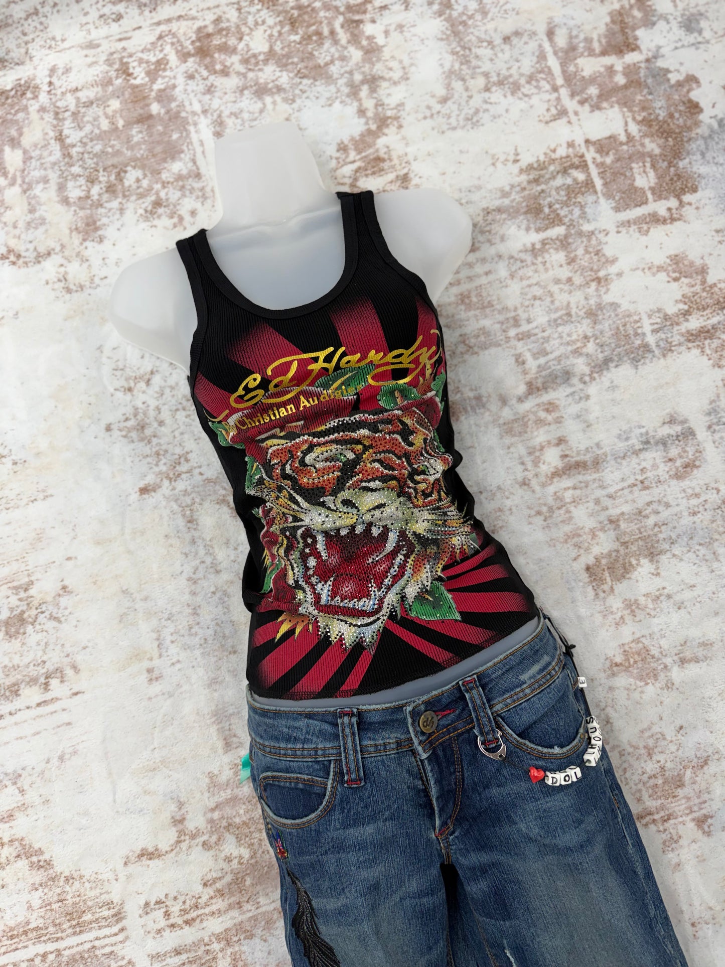 ( new) 2000sVintage Ed Hardy by Christian Audigier Tank Tops