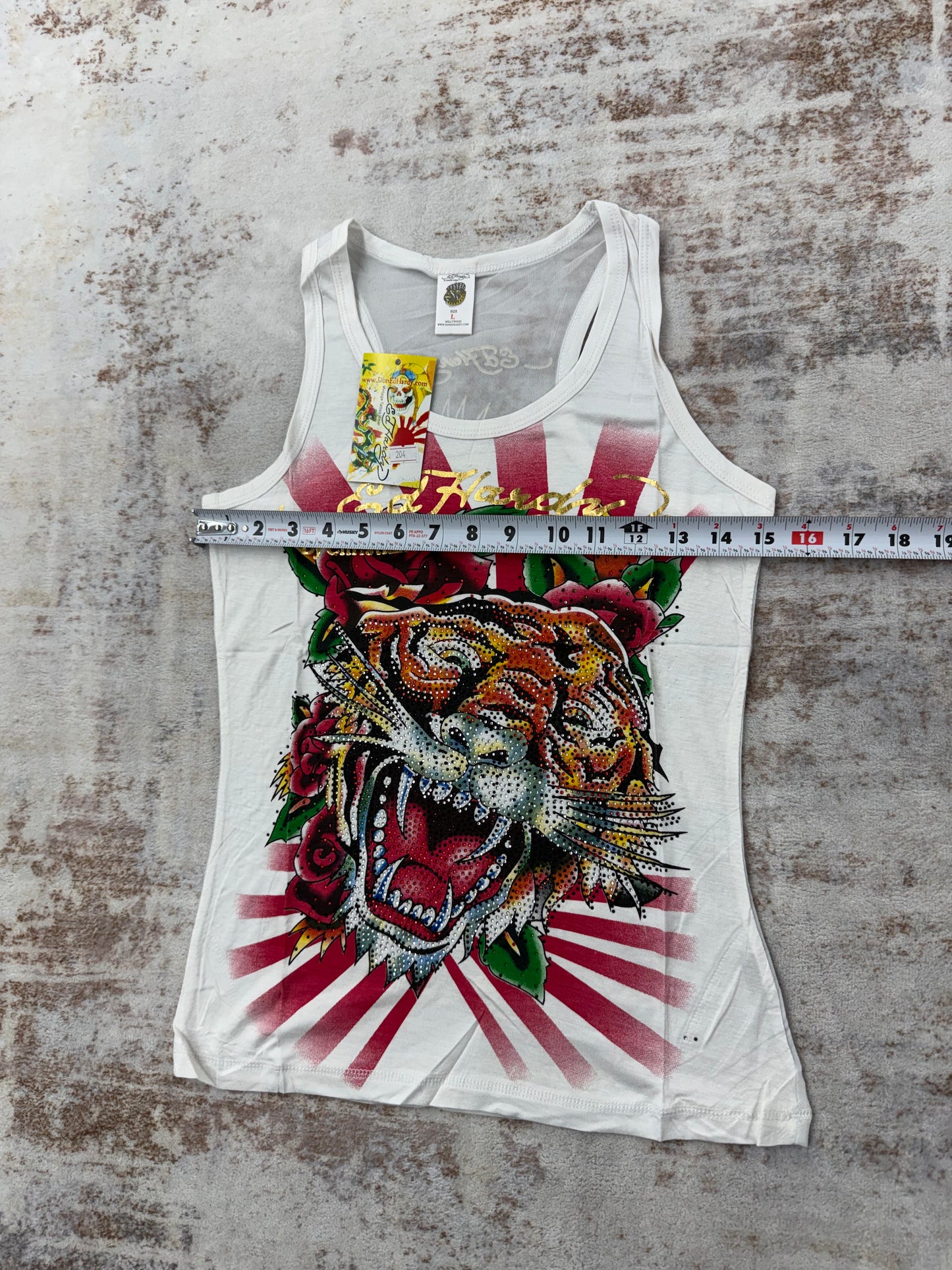 ( new) Vintage Ed Hardy by Christian Audigier Tank Tops Sizes L