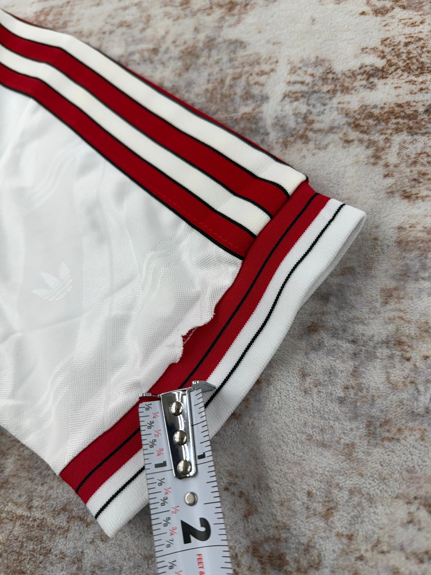 vintage  Manchester United 1986-1988 Adidas SHARP white away jersey S