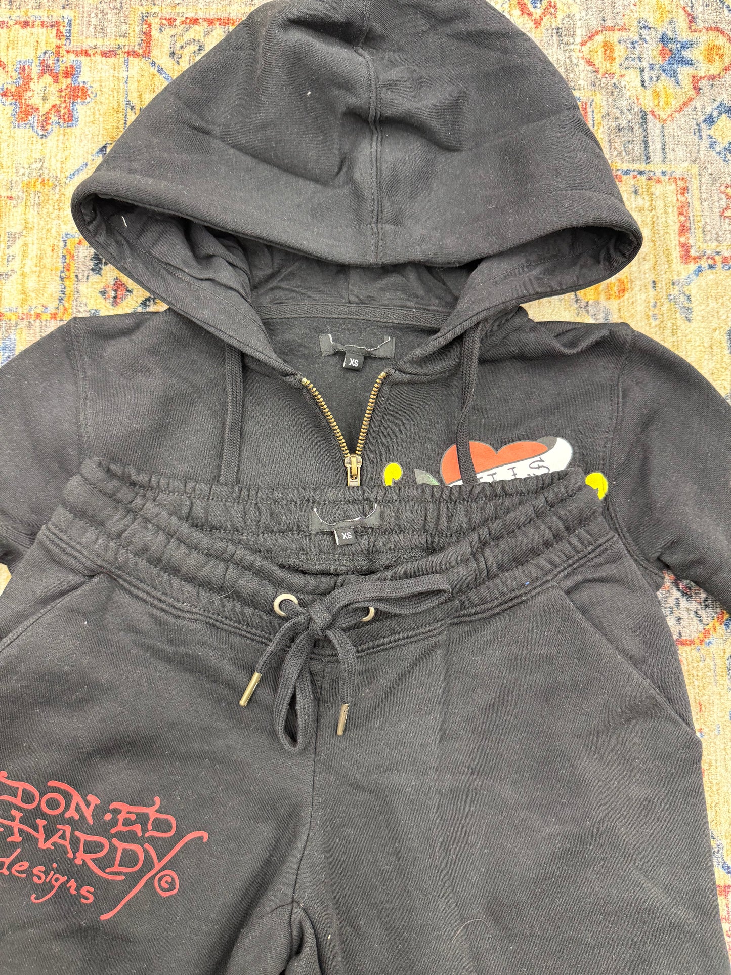 Ed hardy tracksuit sets ❤️ size (XS/L/XL) use