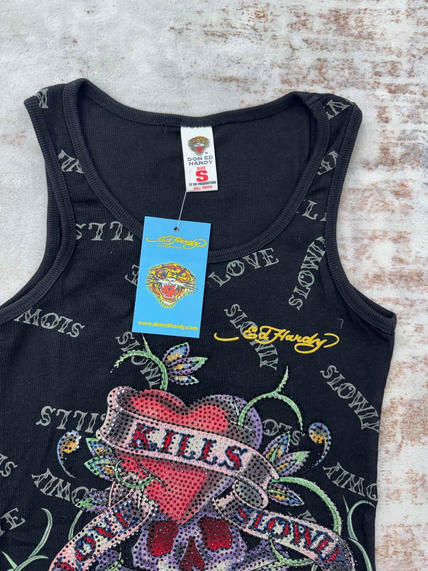 ( new) 2000sVintage Ed Hardy by Christian Audigier Tank Tops