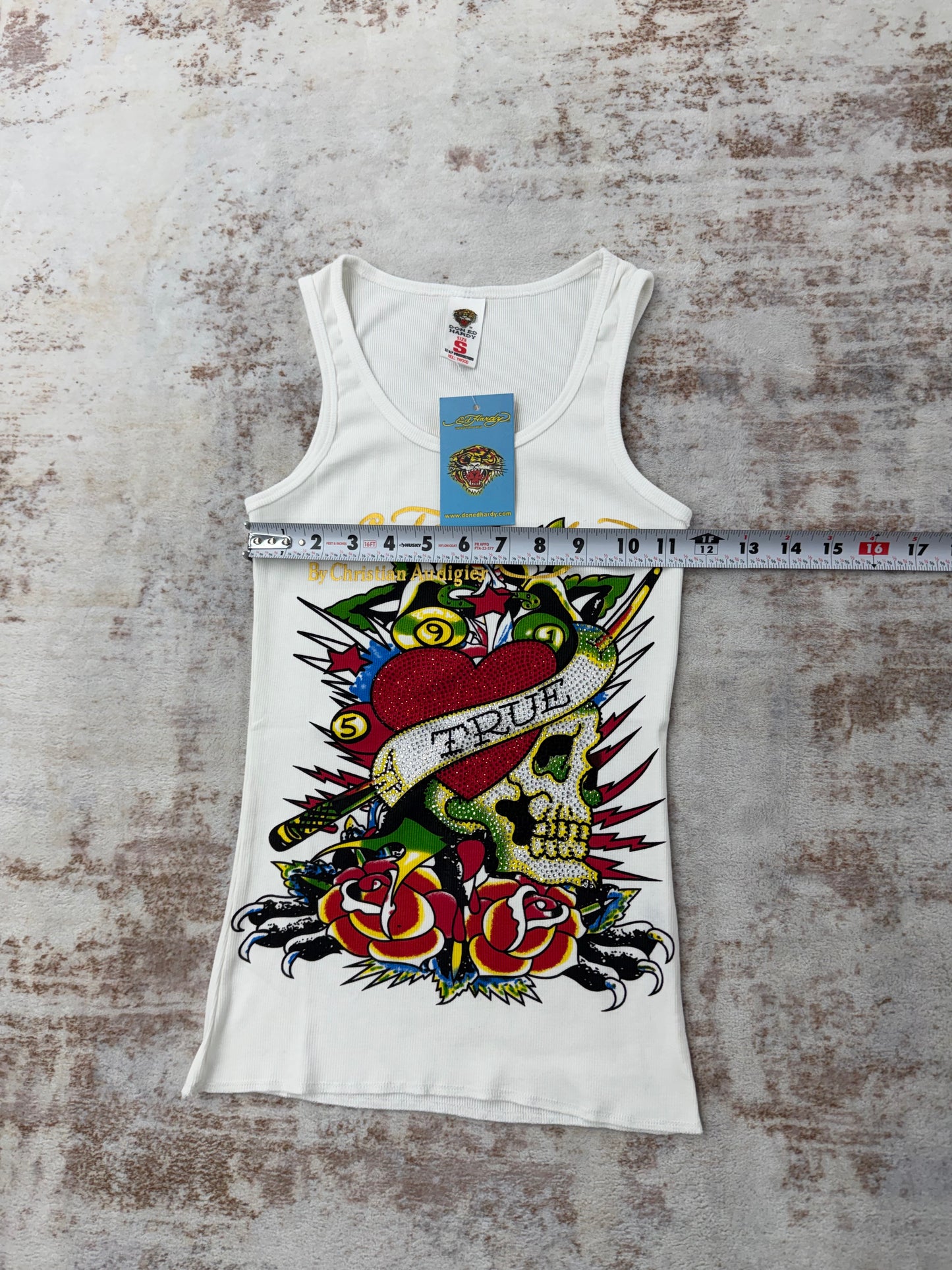 2000s Vintage Ed Hardy by Christian Audigier Tank Tops