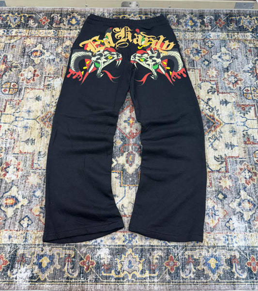 Y2k ED hardy sweatpants womens size ( S) use