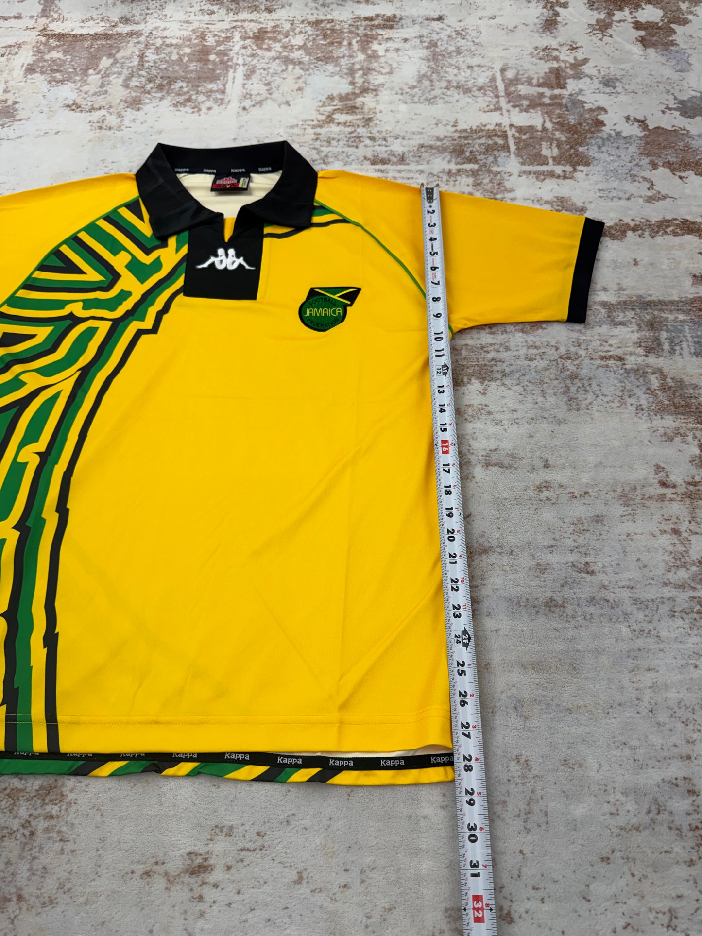 vintage JAMAICA 1998 2000 HOME FOOTBALL SHIRT SOCCER JERSEY KAPPA size L