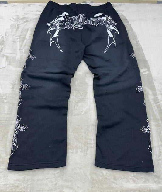 Y2k ED hardy sweatpants womens size ( XL) use