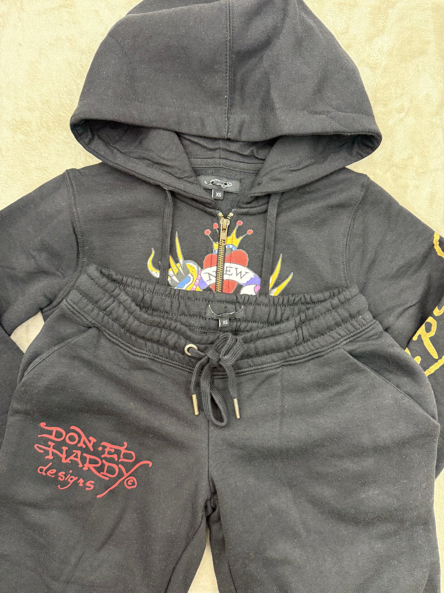 Ed hardy tracksuit sets ❤️ size ( XS ) use