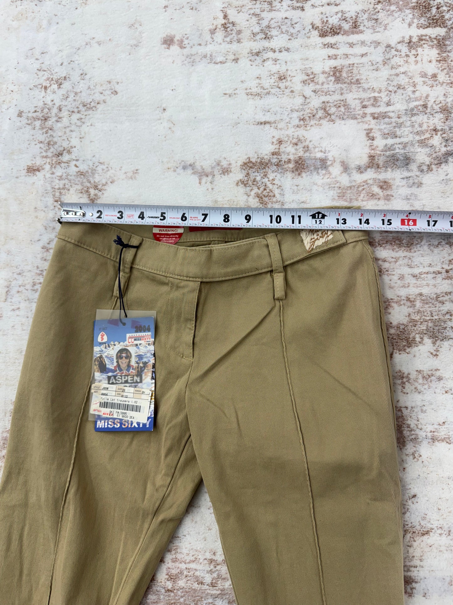 y2k vintage MissSixty  pants women's size 28 (031)