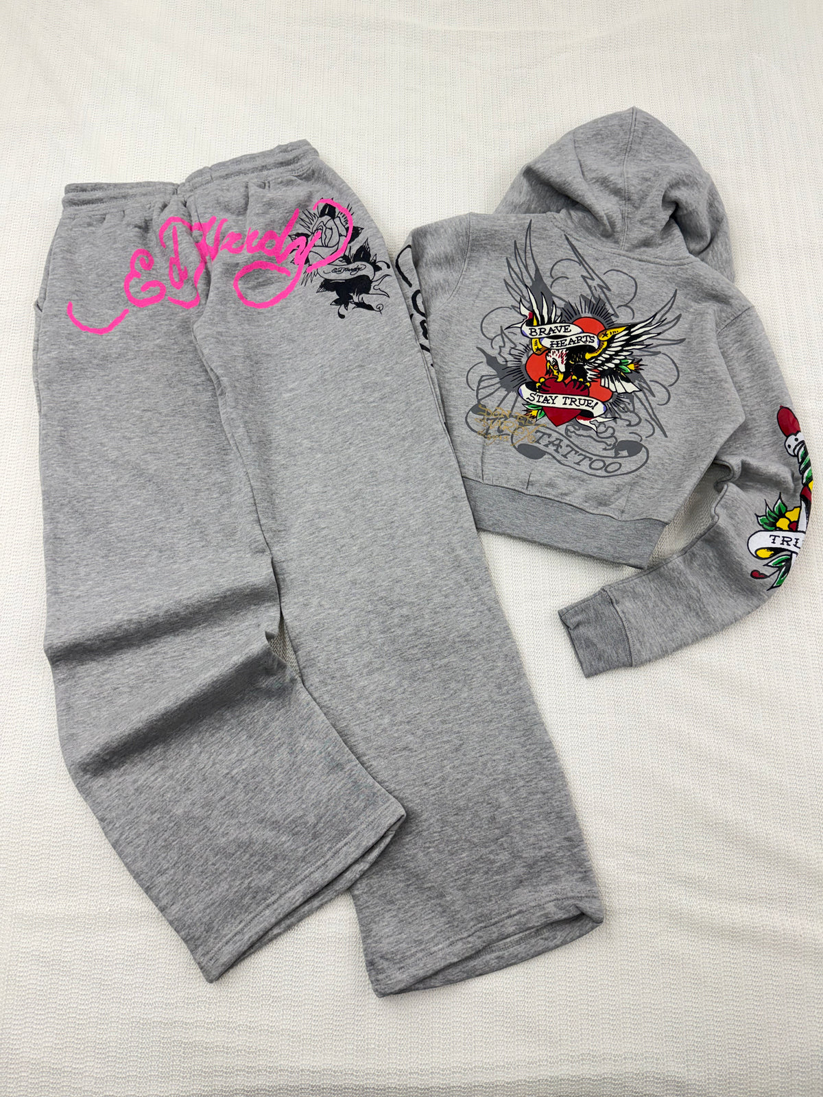 Ed Hardy Tracksuit Set • Y2K Style • Size XS/S/M/L ( like new)