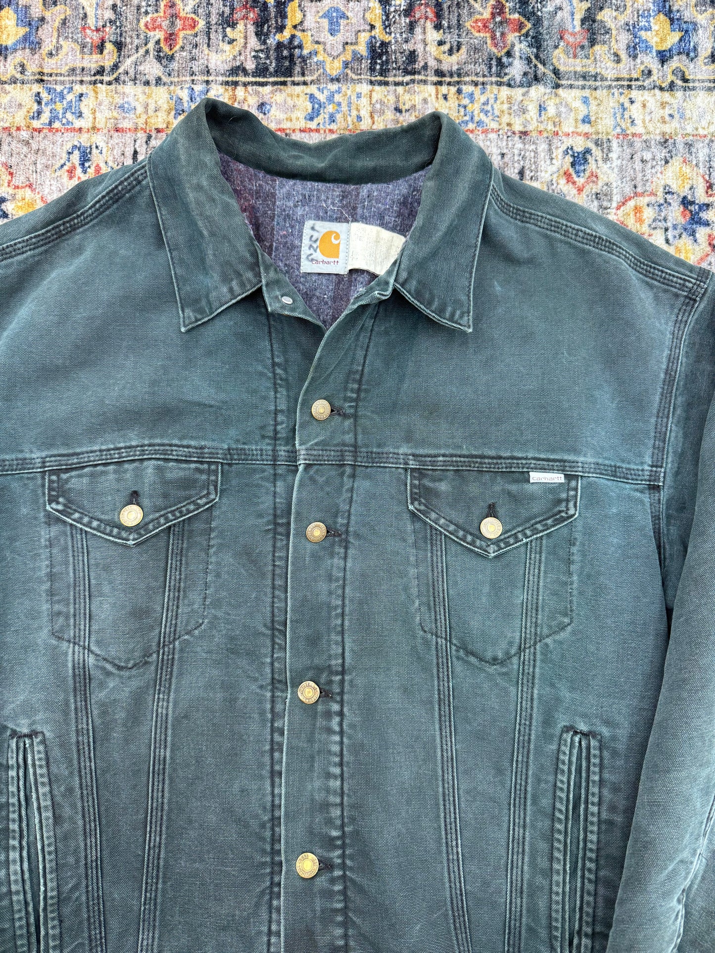 Vtg Carhartt Jacket Mens L/XL