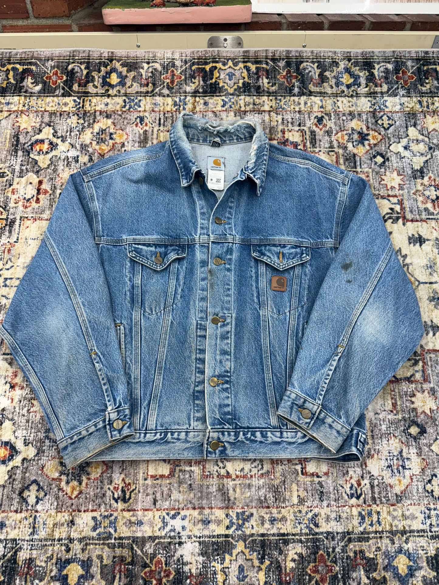 Vtg Carhartt Jacket Mens L